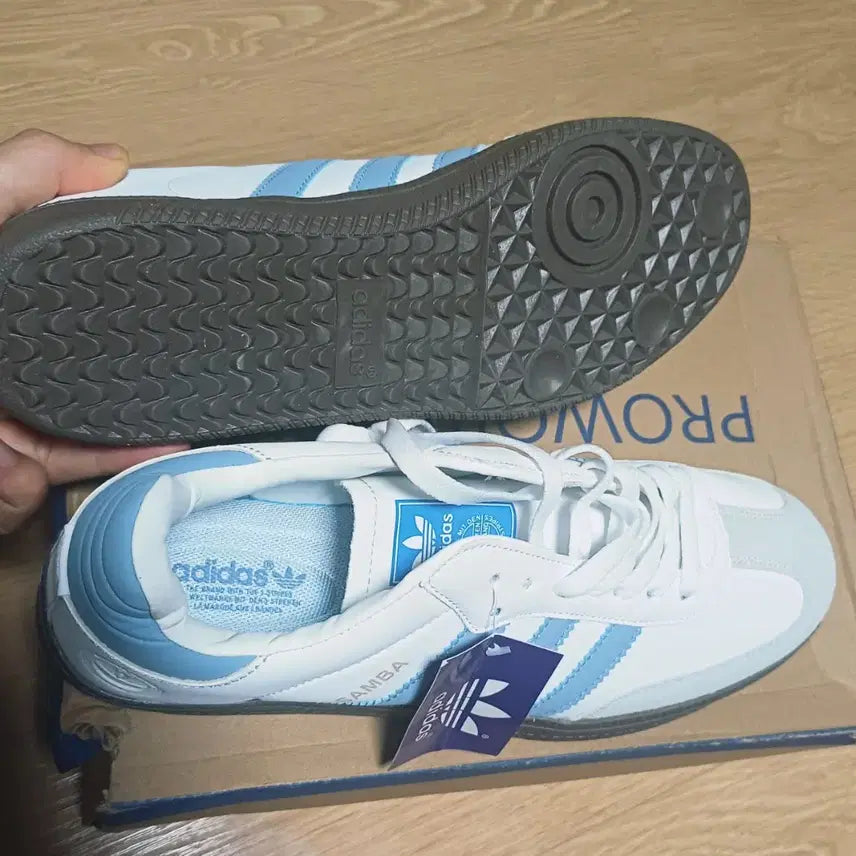 [BUNJANG] Adidas Samba Sky Blue 275 / (새상품) 아디다스 삼바 스카이블루 275