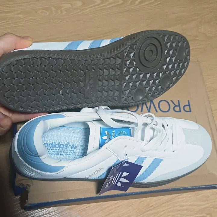 [BUNJANG] Adidas Samba Sky Blue 275 / (새상품) 아디다스 삼바 스카이블루 275