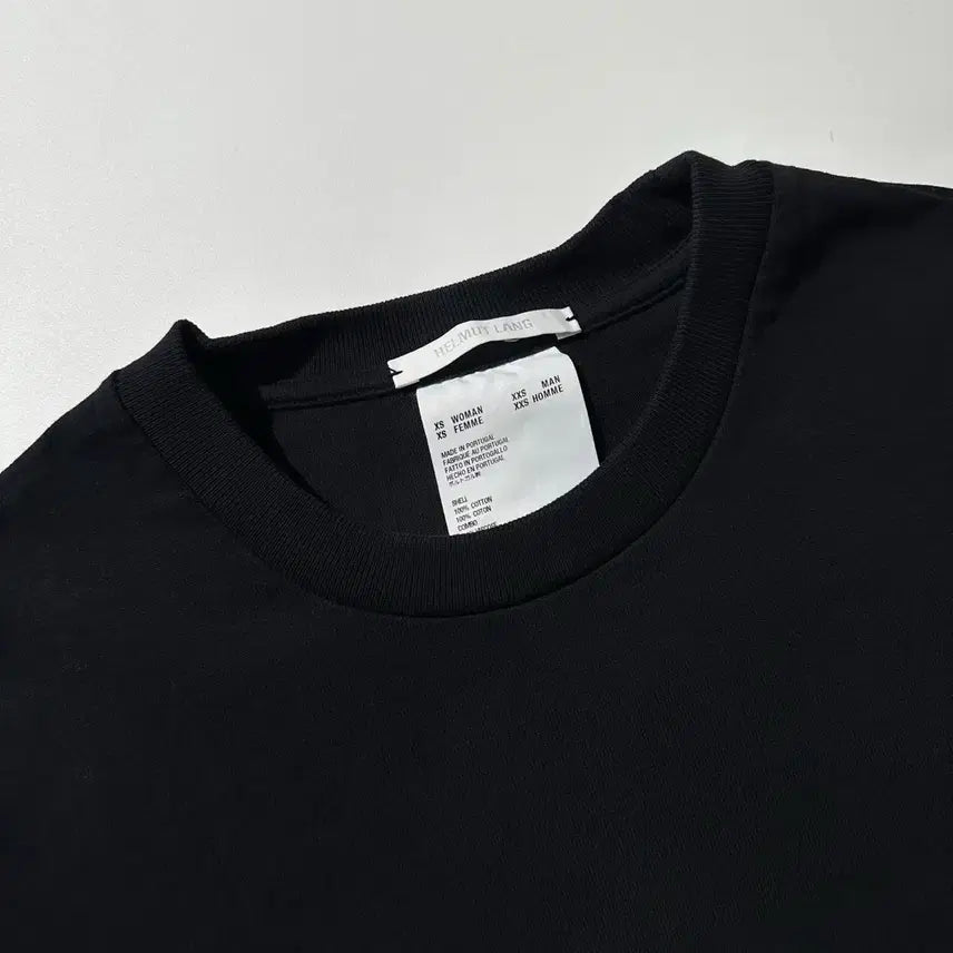 [BUNJANG] Helmut Lang Logo Short Sleeve T-Shirt Black XS/S / [여XS-S] 헬무트 랭 로고 반팔 티셔츠 블랙