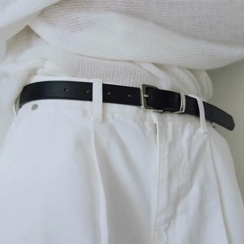 [BUNJANG] URAGO 22mm Cowhide Leather Belt / 유라고 소가죽 벨트 22mm