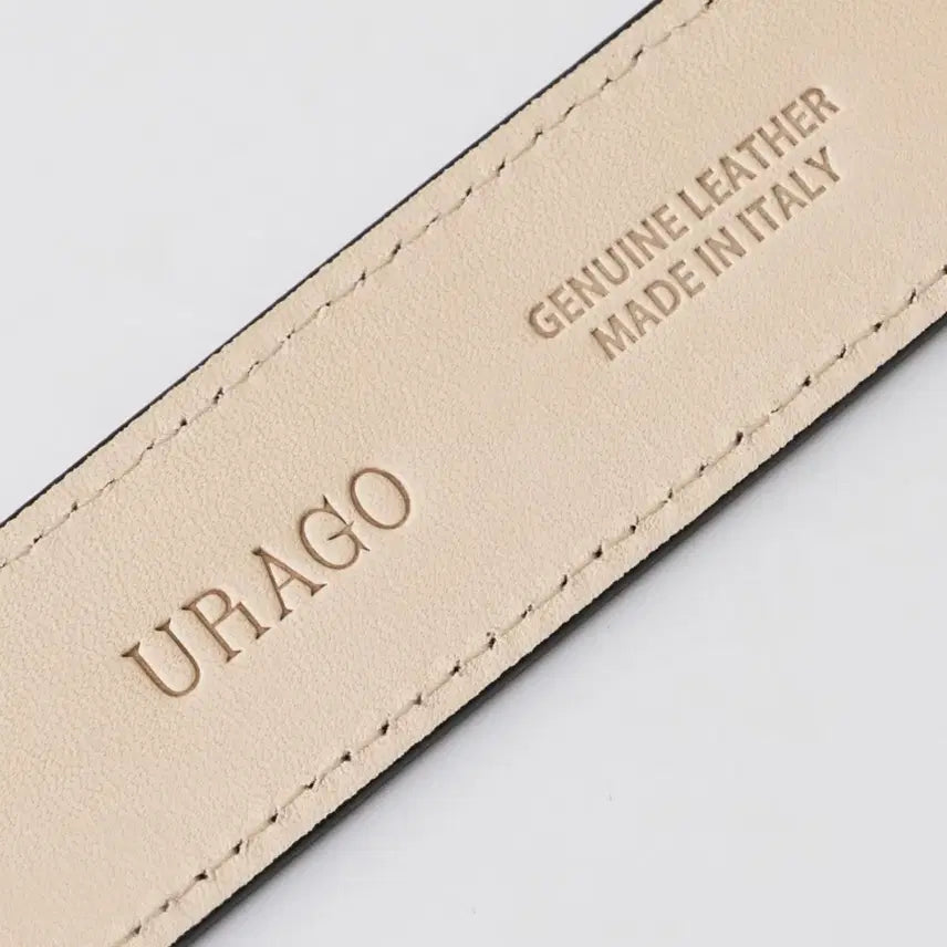[BUNJANG] URAGO 22mm Cowhide Leather Belt / 유라고 소가죽 벨트 22mm
