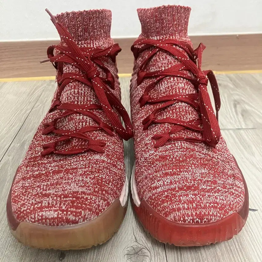 [BUNJANG] Adidas Crazy Explosive Red/White Knit Basketball Shoes Size 265 / 아디다스 크레이지 익스플로시브 265