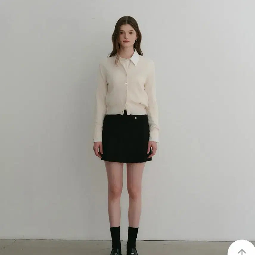 [BUNJANG] Lookast Cashmere Round Cardigan Ivory / 룩캐스트 힌스 캐시 라운드 가디건 아이보리