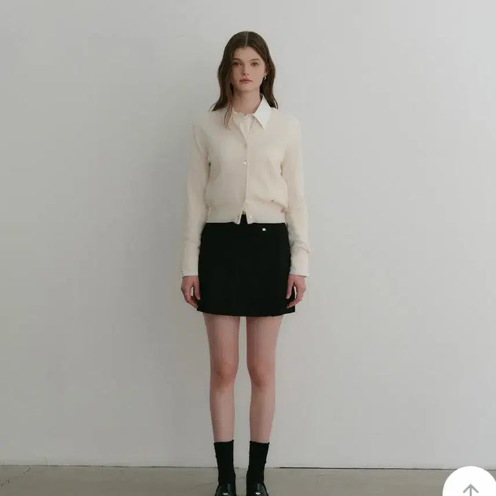 [BUNJANG] Lookast Cashmere Round Cardigan Ivory / 룩캐스트 힌스 캐시 라운드 가디건 아이보리