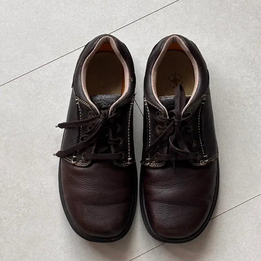 [BUNJANG] Vintage Dr. Martens Rockland Oiled Leather Shoes - Brown, UK10 / 빈티지 닥터마틴 ROCKLAND 브라운 레더 슈즈 UK10