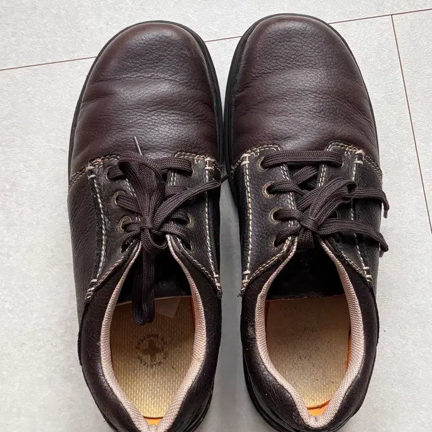 [BUNJANG] Vintage Dr. Martens Rockland Oiled Leather Shoes - Brown, UK10 / 빈티지 닥터마틴 ROCKLAND 브라운 레더 슈즈 UK10