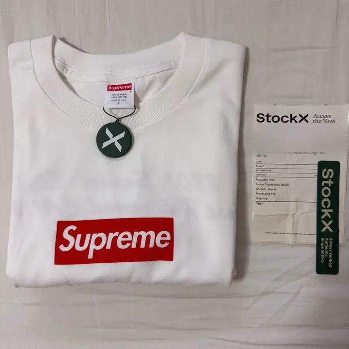 [BUNJANG] Supreme West Hollywood Box Logo T-Shirt / 슈프림 웨스트 할리우드 박스로고 티셔츠 L