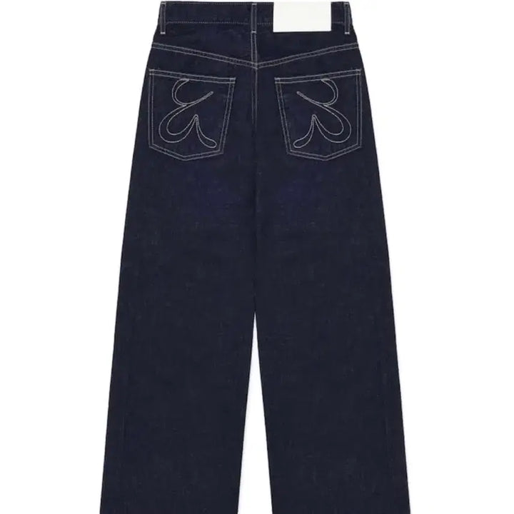 [BUNJANG] Glowny 901 Low Rise Wide Leg Jeans Deep Blue S / 글로니 901 로우라이즈 와이드레그 진 딥블루 S