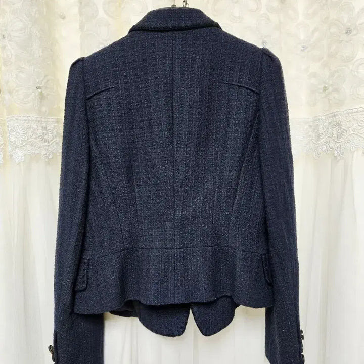 [BUNJANG] TIME Short Tweed Jacket Navy / TIME)타임 숏 트위드 자켓 네이비