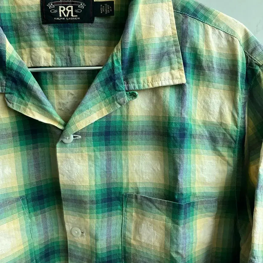 [BUNJANG] RRL Southwestern Open Collar Shirt / Rrl 더블알엘 사우스웨스턴 오픈칼라 셔츠