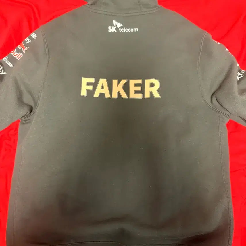 [BUNJANG] T1 2021 Worlds Faker Marked Hoodie XL / 2021 t1 월즈 후드집업 페이커 마킹 XL