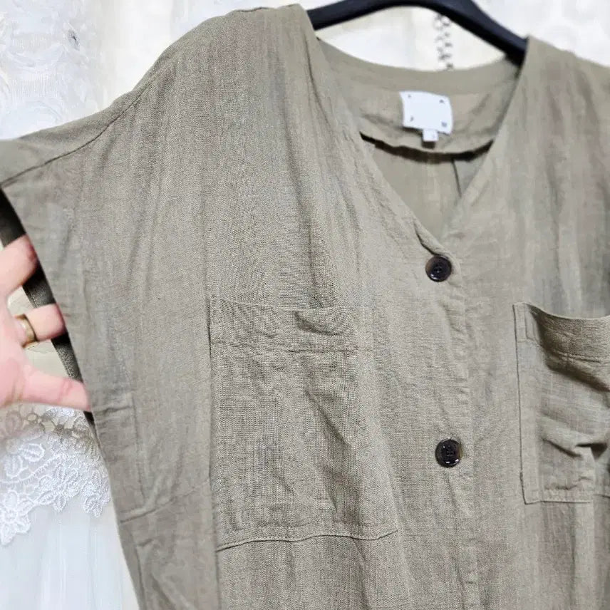 [BUNJANG] Linen Long Dress / 자주 린넨 롱원피스
