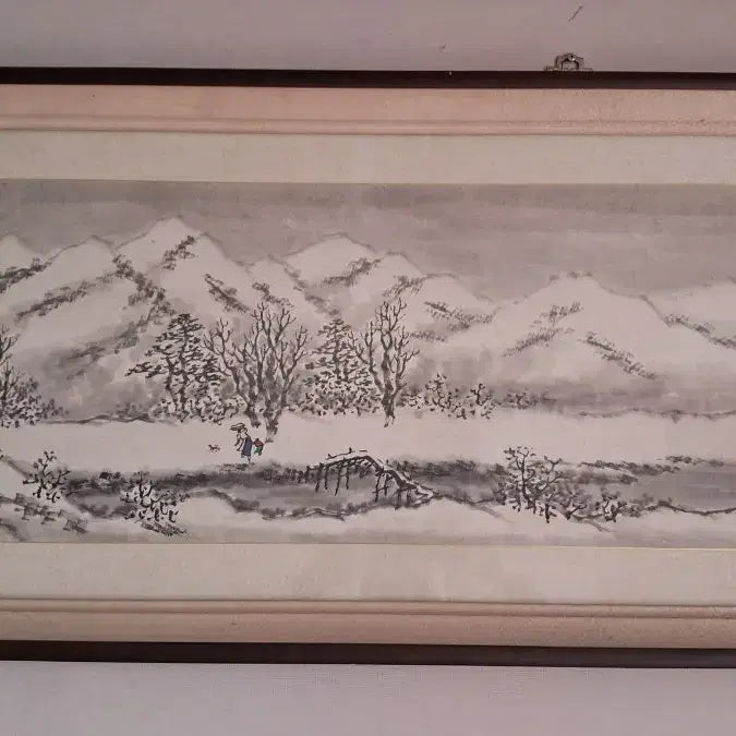 [BUNJANG] Torim Kim Jonghyun Winter Landscape Painting / 토림 김종현 겨울 산수화