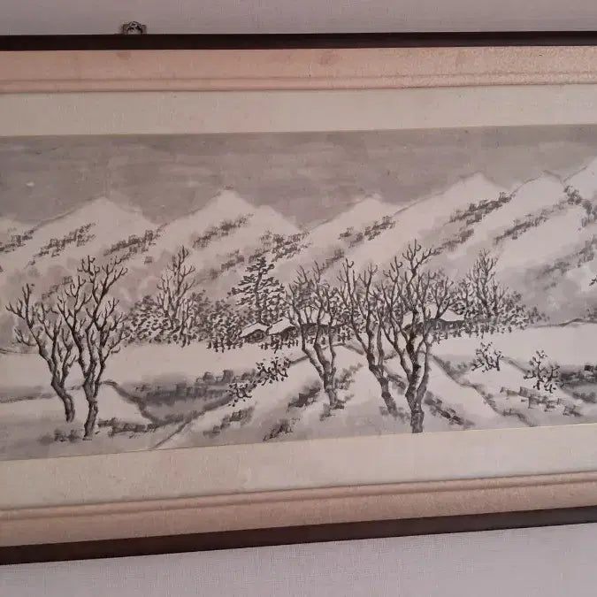 [BUNJANG] Torim Kim Jonghyun Winter Landscape Painting / 토림 김종현 겨울 산수화