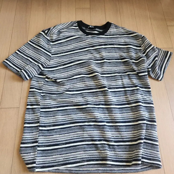 [BUNJANG] Drawfit Jacquard Knit Short Sleeve T-Shirt / 드로우핏 자카드 니트 반팔