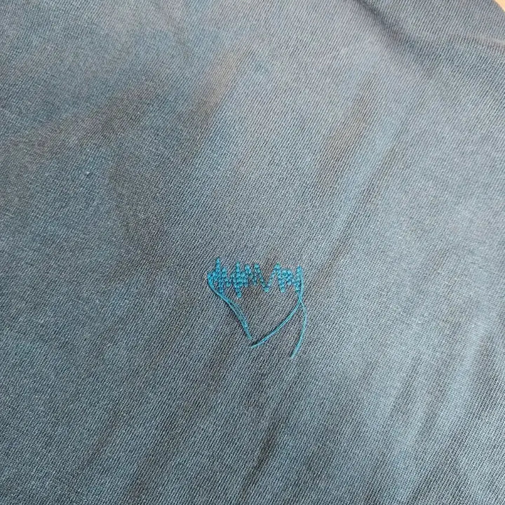 [BUNJANG] Ader Error Blue Washing T-Shirt / 아더에러 블루 워싱 반팔 티셔츠
