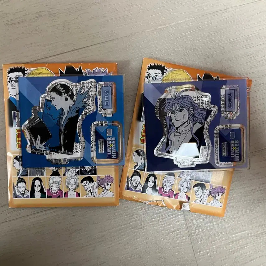 [BUNJANG] Hunter x Hunter Acrylic Figure Bundle Set (Includes Chrollo) / 헌터헌터 아크릴 피규어 클로로 포함 일괄