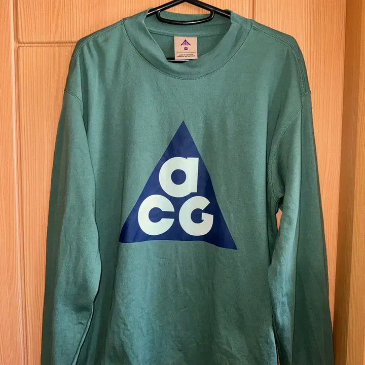 [BUNJANG] Nike ACG Long Sleeve T-Shirt Green / 나이키 ACG 긴팔 티셔츠 그린