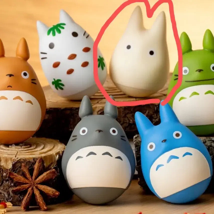 [BUNJANG] Studio Ghibli My Neighbor Totoro Random Gachapon Figure (Beige) / 스튜디오 지브리 토토로 랜덤 오뚜기 개봉