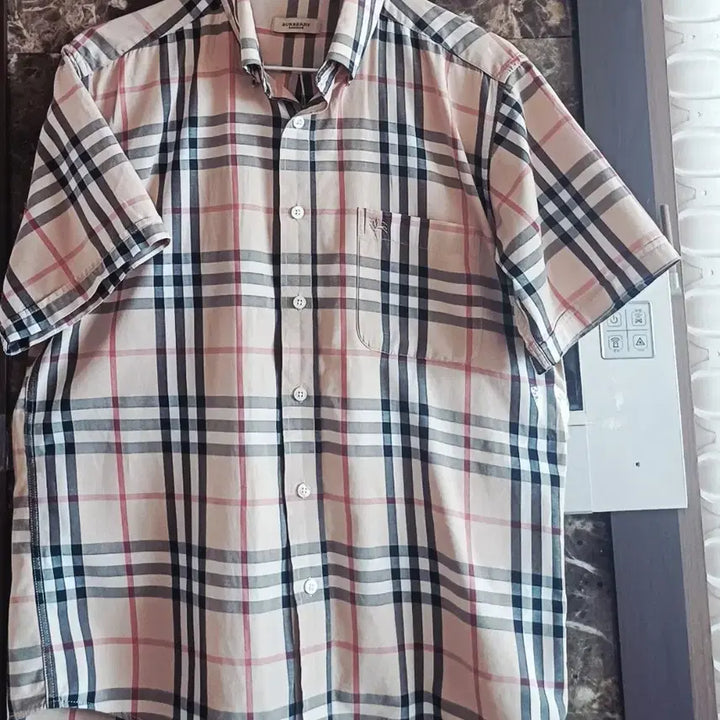 [BUNJANG] Burberry Short Sleeve Check Shirt / 버버리 반팔 체크 셔츠