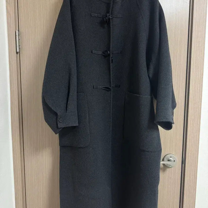 [BUNJANG] Charcoal Long Coat / 고급 차콜 롱코트