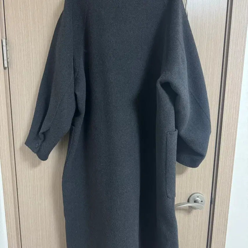 [BUNJANG] Charcoal Long Coat / 고급 차콜 롱코트