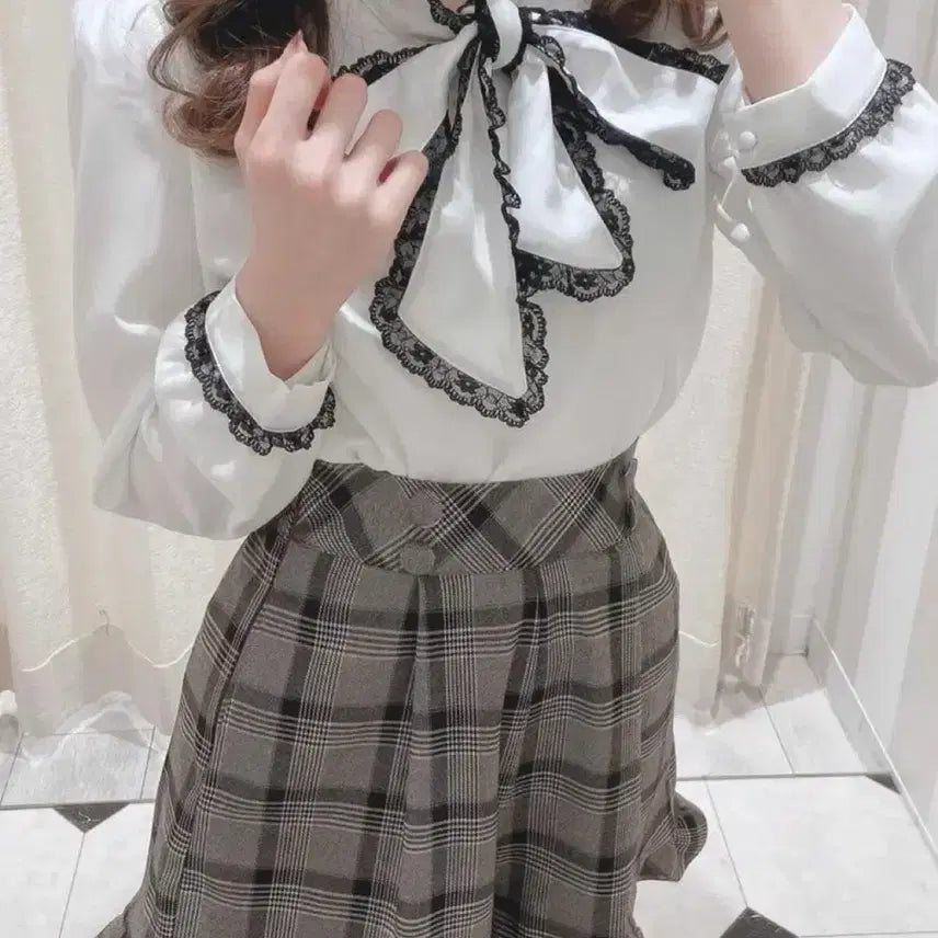 [BUNJANG] Evelyn Check Short Pants / evelyn 에블린 체크 숏팬츠 양산형지뢰계중성계서브컬쳐스나계걸리