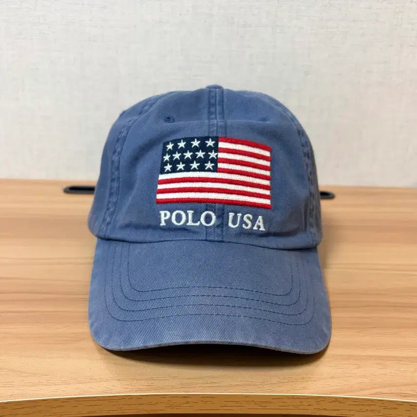 [BUNJANG] Polo Ralph Lauren Flag Logo Ball Cap / 폴로 랄프로렌 성조기 볼캡(free)