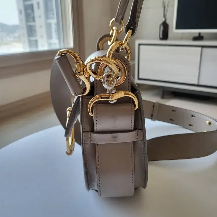 [BUNJANG] Chloé Tess Small Grey Tote Bag Shoulder Bag / 끌로에 테스백 스몰 그레이 토트백 숄더백