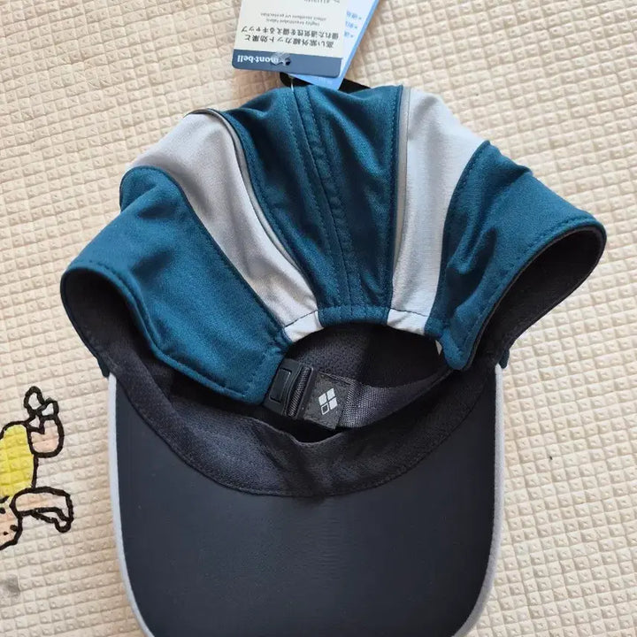 [BUNJANG] Montbell Navy &amp; Gray Color Block Ball Cap (New) / 몽벨 mont-bell 볼캡 모자 (새상품)