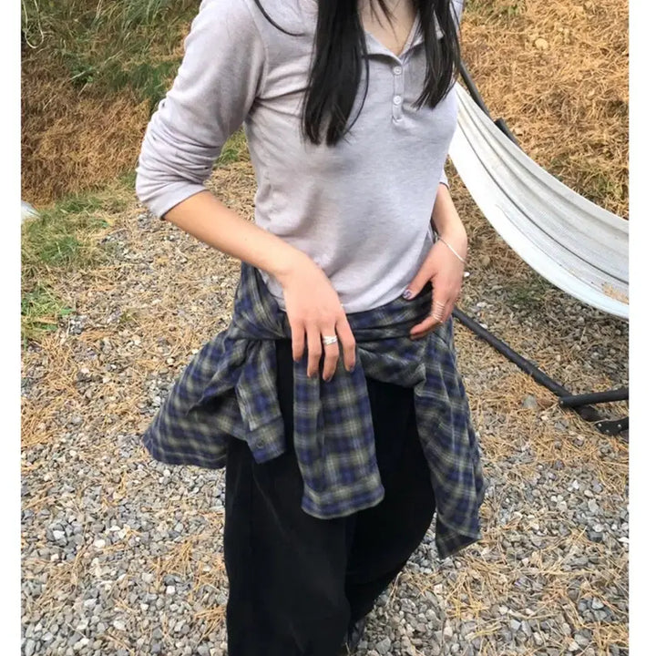[BUNJANG] LE DOCI Oldie Check Shirt / LE DOCI 이도씨 올디 체크셔츠
