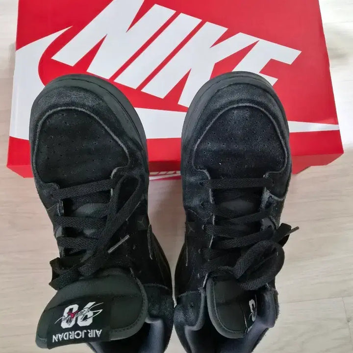 [BUNJANG] Nike Air Jordan Black Suede Sneakers / 나이키 에어조던 블랙 스니커즈