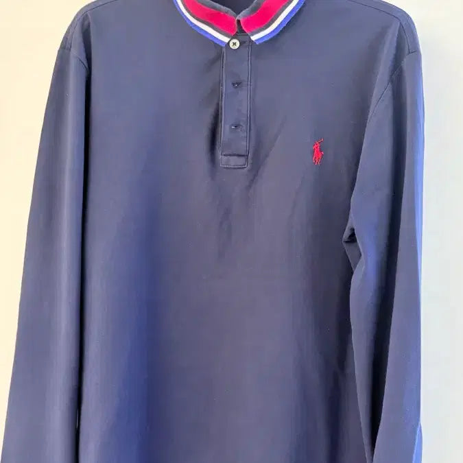 [BUNJANG] Polo Ralph Lauren Navy Long Sleeve Collared Shirt Custom Slim Fit / 폴로 랄프로렌의 네이비 색상 긴팔 카라티예요
