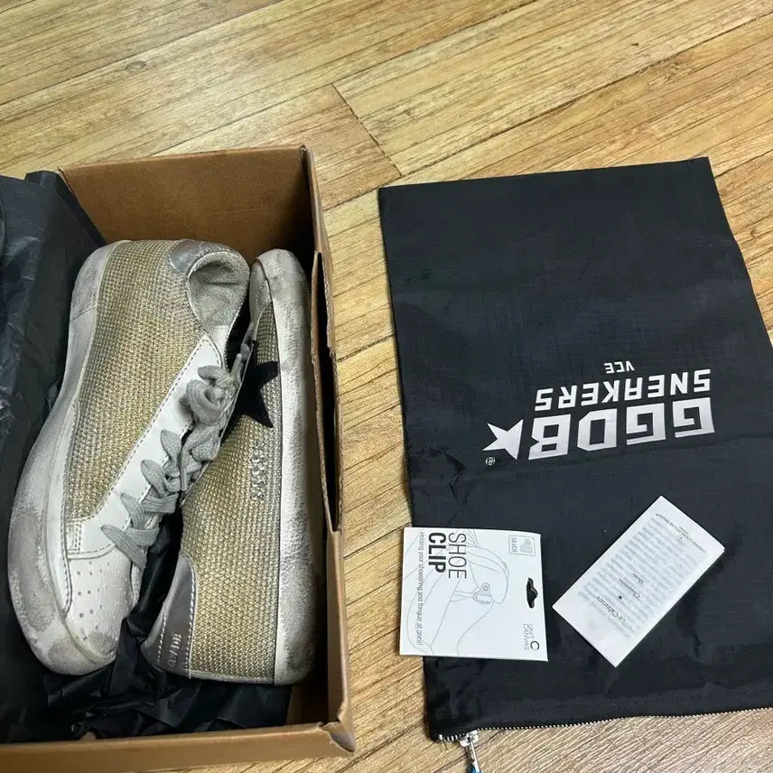 [BUNJANG] Golden Goose Silver Tab Sneakers (Authentic, Full Box) / 골든구스 실버탭 (정품 풀박스)