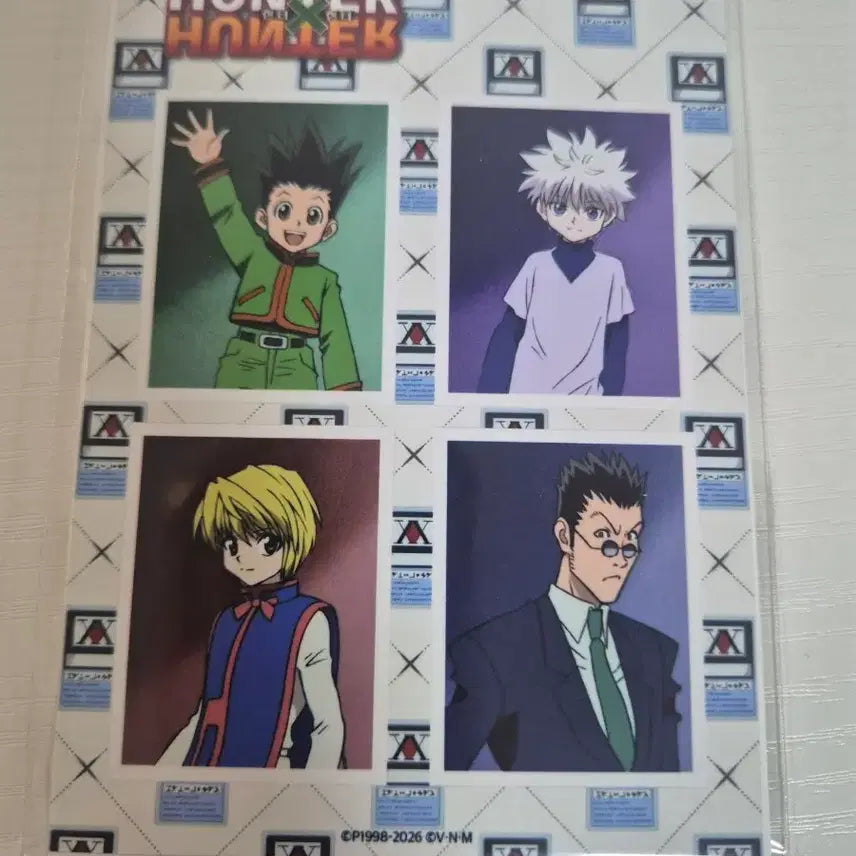 [BUNJANG] Hunter x Hunter Hunter Exam Arc Photo Set - Gon, Killua, Leorio, Kurapika (Sealed) / [미개봉] 헌터헌터 헌터시험편 증사 곤 키르아 레오리오 크라피카