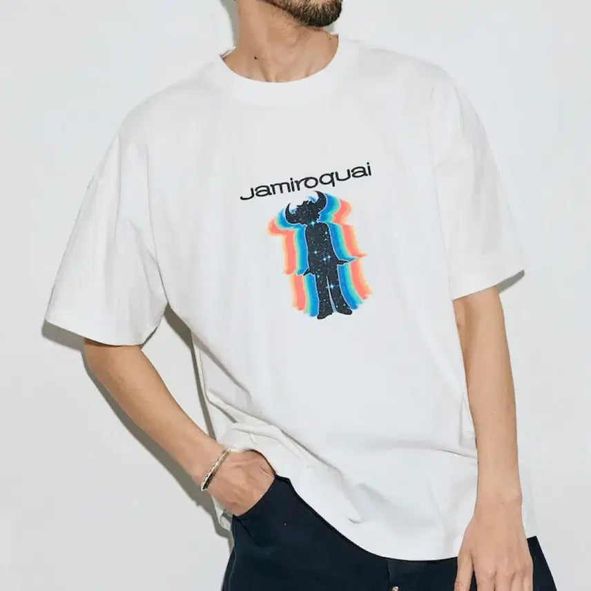 [BUNJANG] Frixstore x Jamiroquai Exclusive Band T-Shirt / 프릭스스토어 자미로콰이 별주 반팔 티셔츠 락밴드 밴드티 반팔티 XL