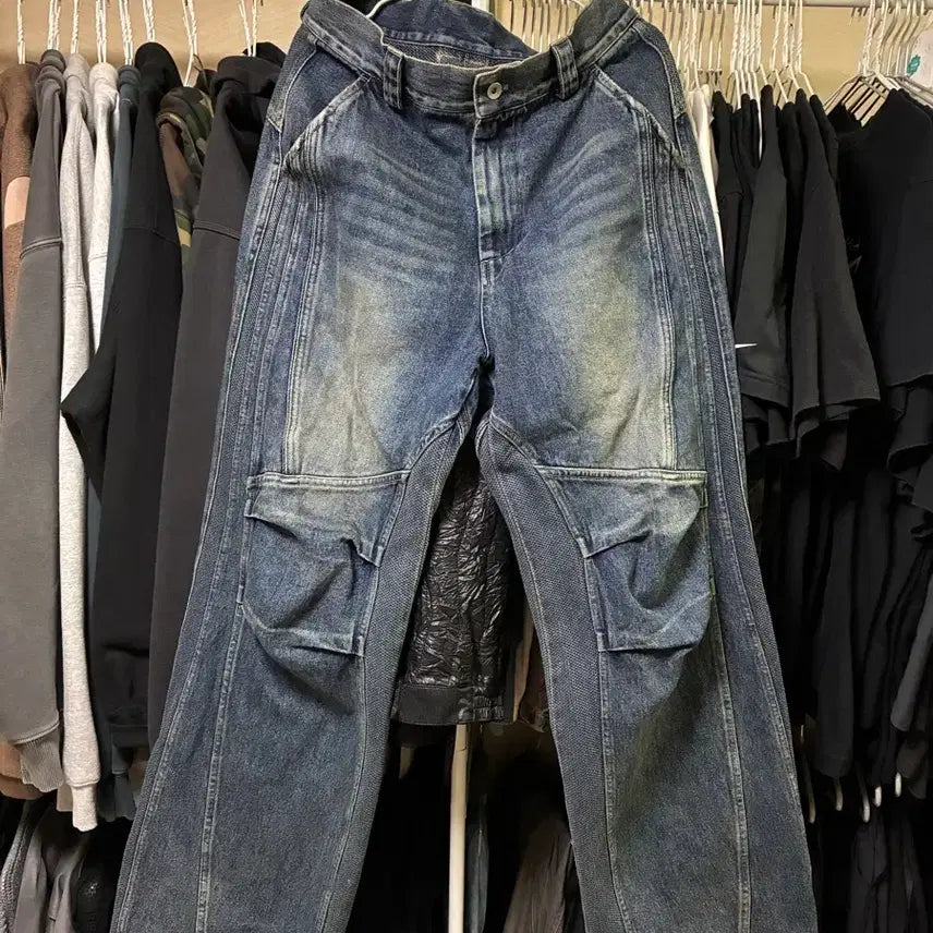 [BUNJANG] Ignota CAULIS Blue Denim Pants / 이그노타 CORE:14 CAULIS 블루 데님 팬츠