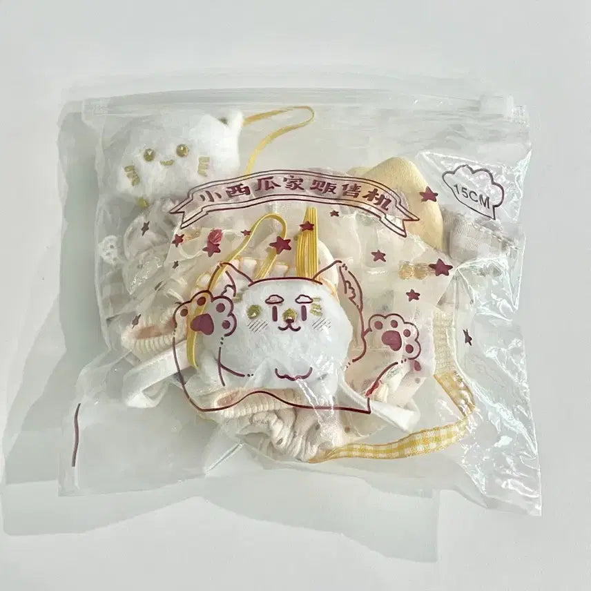 [BUNJANG] 15cm Cat Milk Orange Doll Clothes (Unassigned) / 15cm 인형옷 고양이 밀크 오렌지 무속성 옷장 솜인형 솜깅 15깅