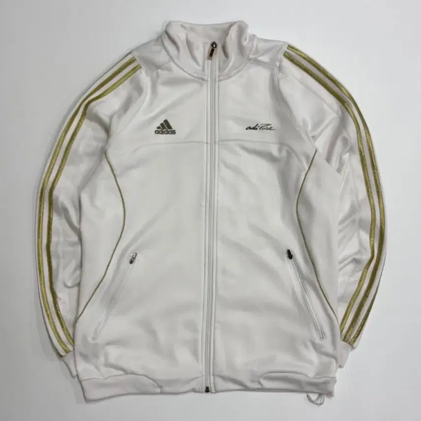 [BUNJANG] Adidas Real Madrid Style Jersey White Gold / (희귀)아디다스 레알 마드리드 맛 져지 화이트 골드 흰금 흰골 져지