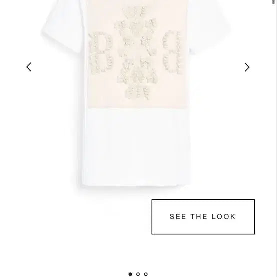 [BUNJANG] BARRIE White Short Sleeve Cashmere T-Shirt / BARRIE 배리 화이트 반팔 티셔츠 캐시미어