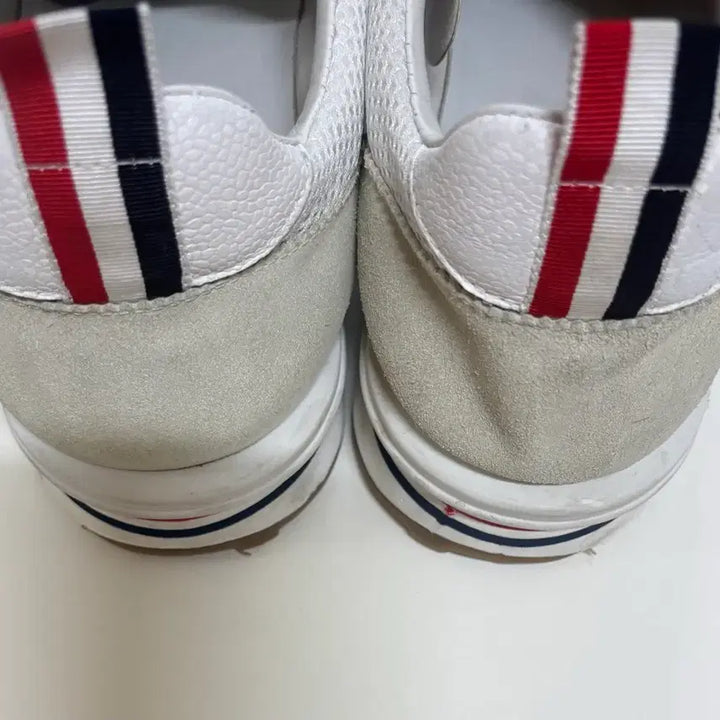 [BUNJANG] Thom Browne Fine Tech Runner Mesh Sneakers White / (42) 톰브라운 파인 테크 러너 메쉬 스니커즈 화이트 270-275