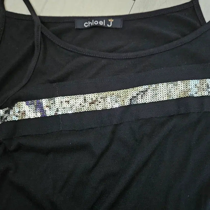 [BUNJANG] Black Sleeveless Top (Set of 2) / 블랙나시 두벌