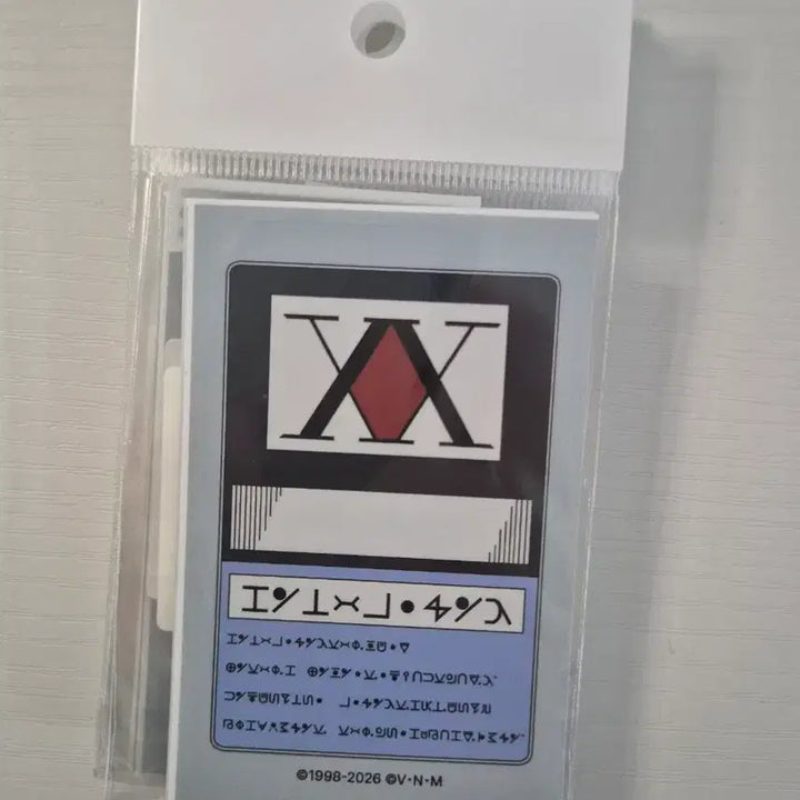 [BUNJANG] Hunter x Hunter Hunter License Card Sticker (Sealed) / [미개봉] 마지막 한장 헌터헌터 헌터라이센스 카드 스티커