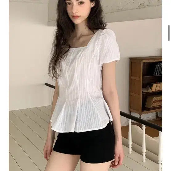 [BUNJANG] Ririsoo Una Blouse White / 리리수 Una 블라우스 화이트