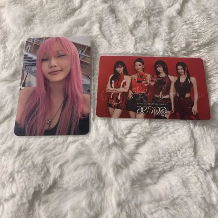 [BUNJANG] Aespa Shin Ramyun Collaboration Photocard Set (Ningning, Giselle) / 에스파 신라면 전체포카,지젤포카 판매중ㅇ