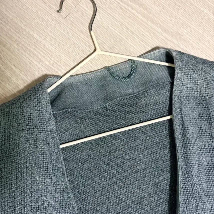 [SOLD OUT] 오버핏 먹색 린넨 자켓