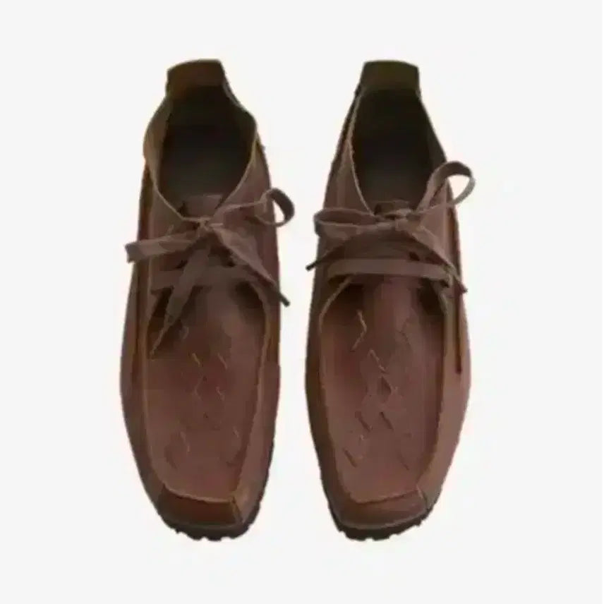 [BUNJANG] Polyteru Stitched Wallabee Leather Deep Brown / [3] 폴리테루 스티치드 왈라비 레더 딥브라운