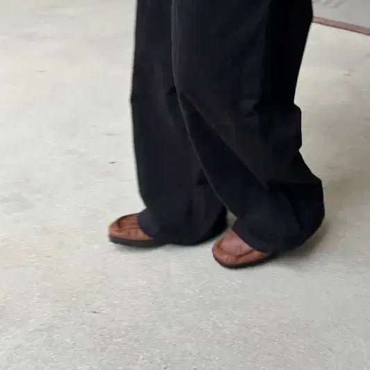 [BUNJANG] Polyteru Stitched Wallabee Leather Deep Brown / [3] 폴리테루 스티치드 왈라비 레더 딥브라운