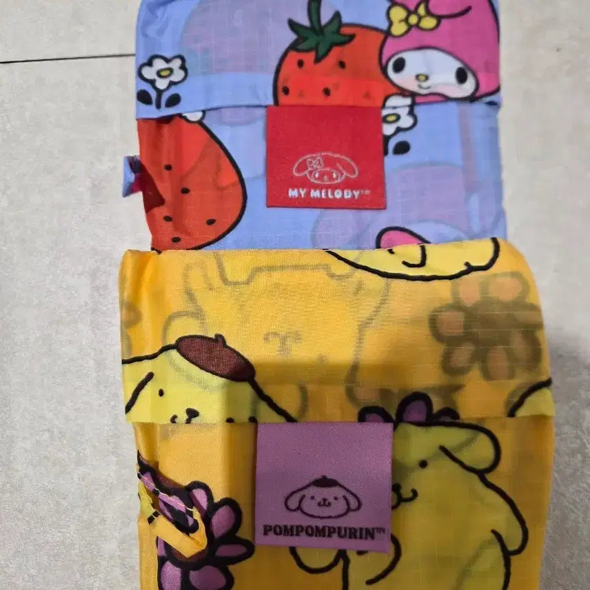 [BUNJANG] Bakubag My Melody/Pompompurin Standard Size Eco Bag / 바쿠백 마이멜로디/폼폼푸린 스탠다드사이즈  에코백 (새상품)