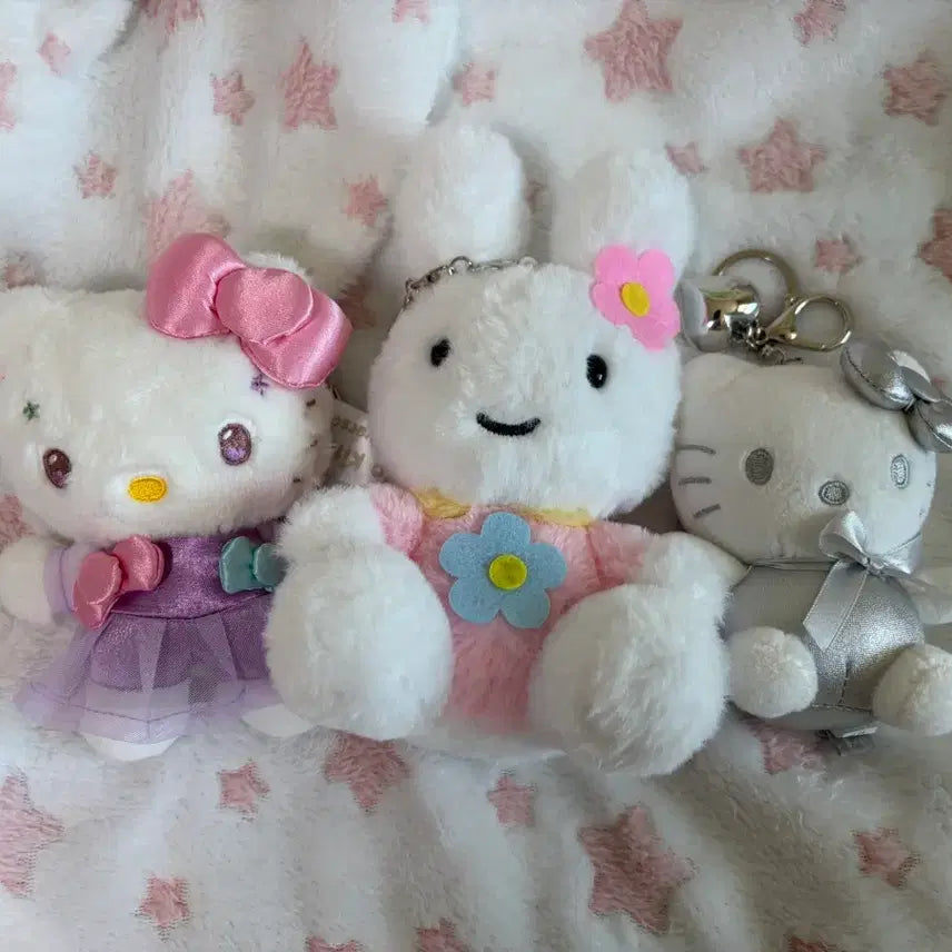 [BUNJANG] Sanrio Hello Kitty Mascot Plush Toy / 키티 국내 라이센스 마스코트 영아트 키디
